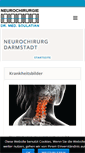 Mobile Screenshot of neurochirurg-darmstadt.de